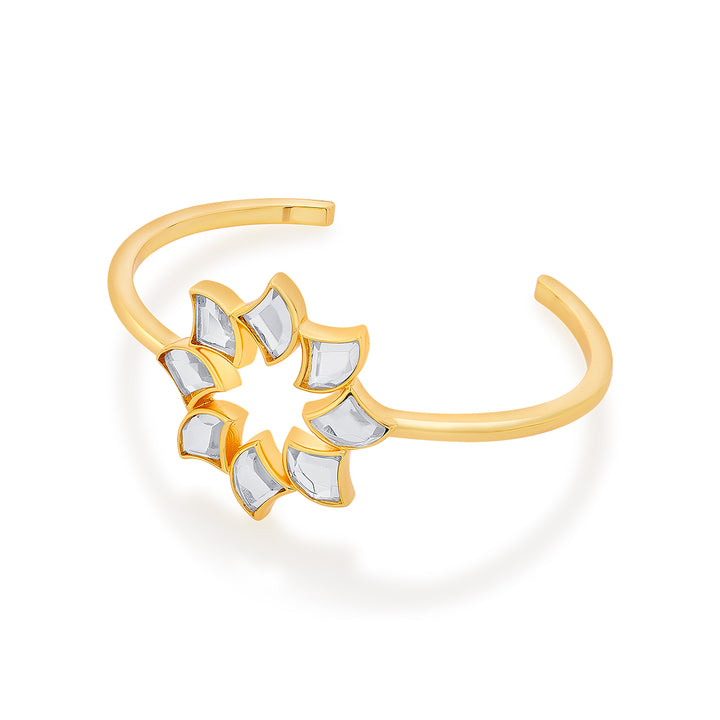 Amara Flower Mirror Cuff