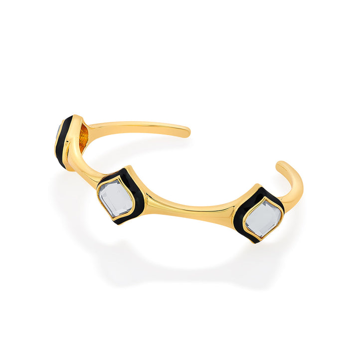 Amina Mirror Cuff - Isharya | Modern Indian Jewelry