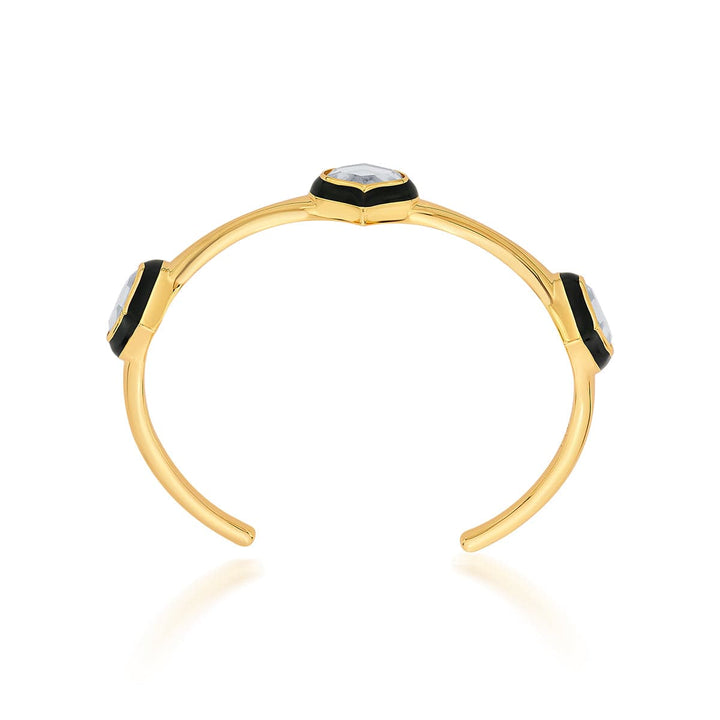 Amina Mirror Cuff - Isharya | Modern Indian Jewelry