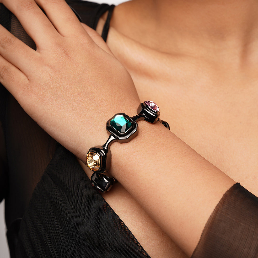 Banger Multi-Color Crystal Cuff
