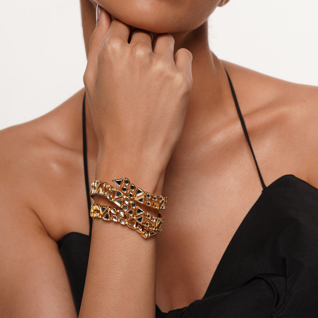 Very Varq Serpent Cuff - Isharya | Modern Indian Jewelry