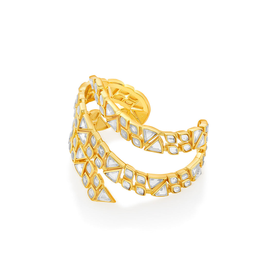 Very Varq Serpent Cuff - Isharya | Modern Indian Jewelry