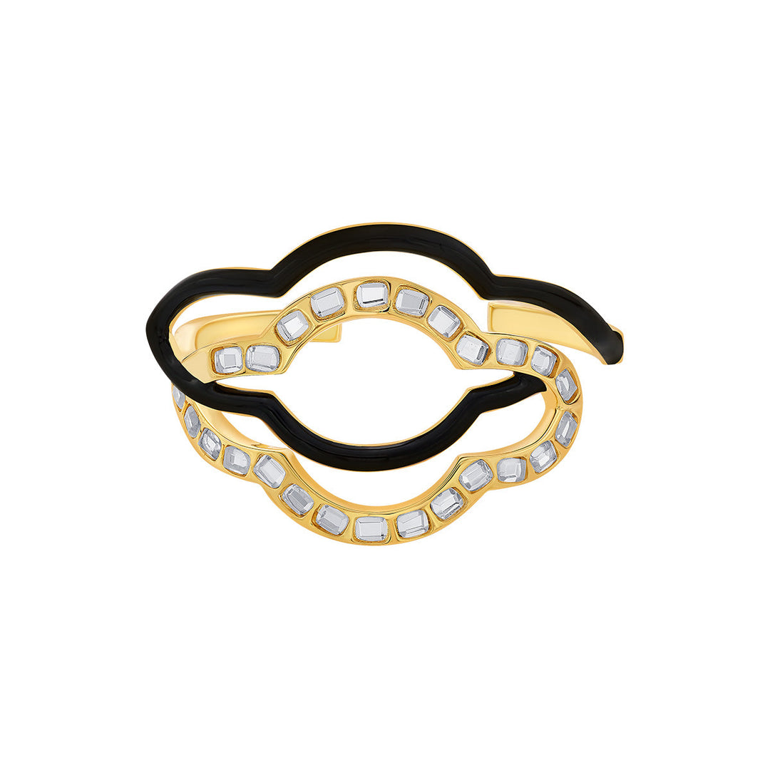Just Jamiti Baroque Cuff - Isharya | Modern Indian Jewelry