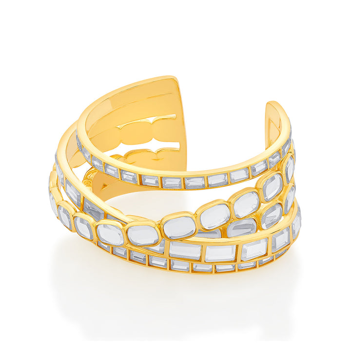 Glimmer Mirror Stack Cuff