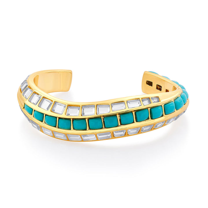 Glow Turquoise Chunky Cuff