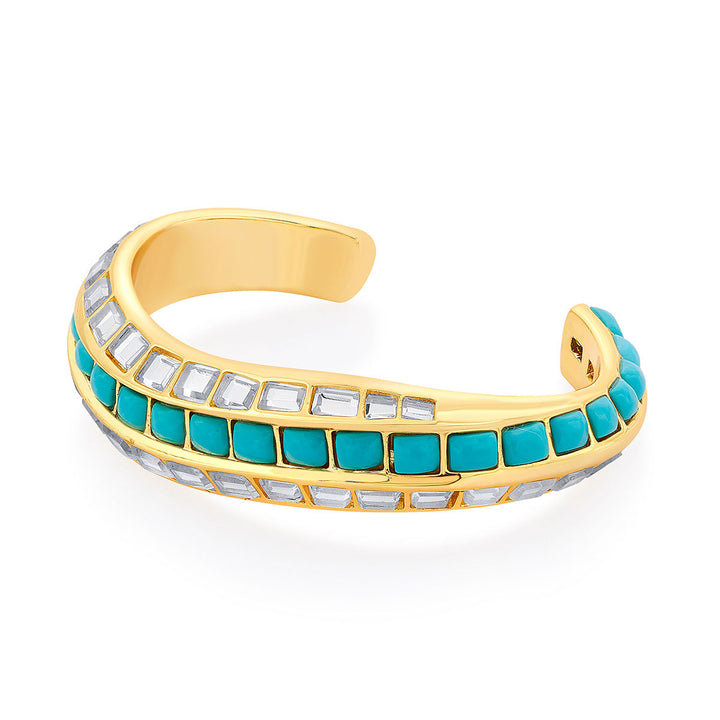 Glow Turquoise Chunky Cuff