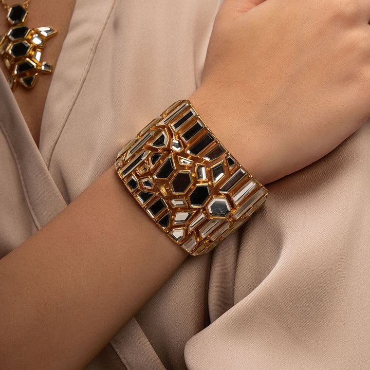 Flash Mirror Turtle Cuff