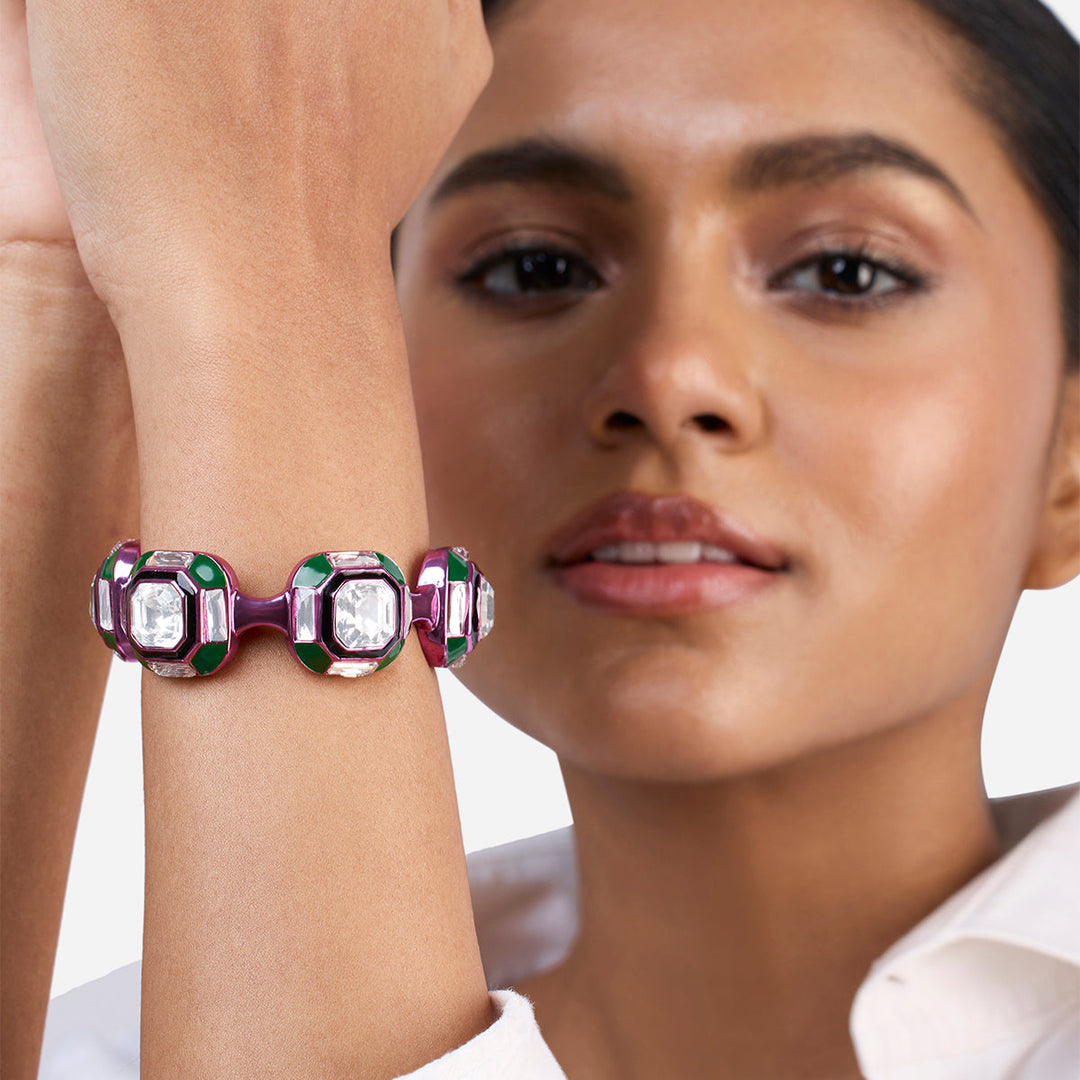Hyper Pink Deco Cuff