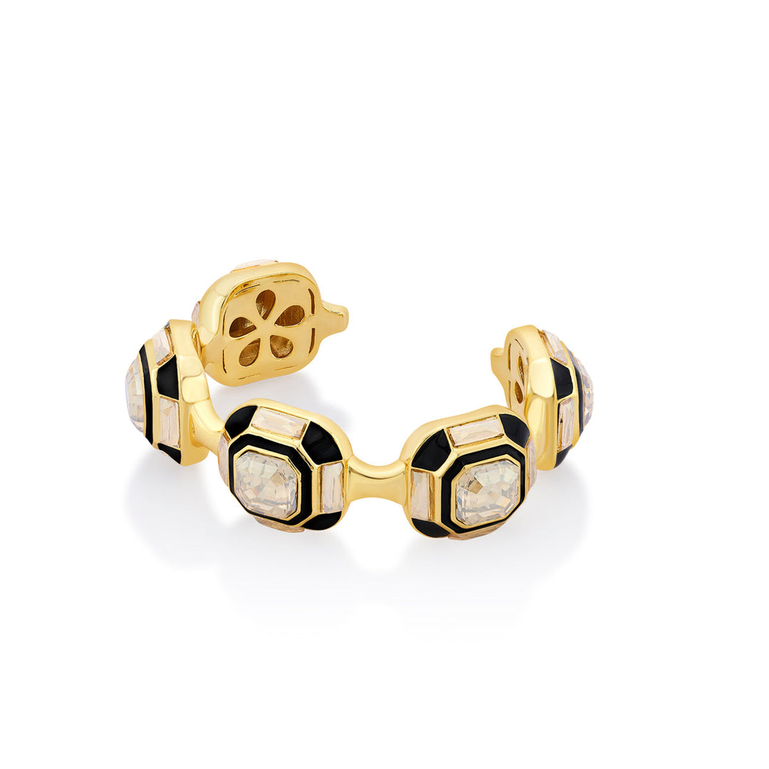 Gold Moss Deco Cuff
