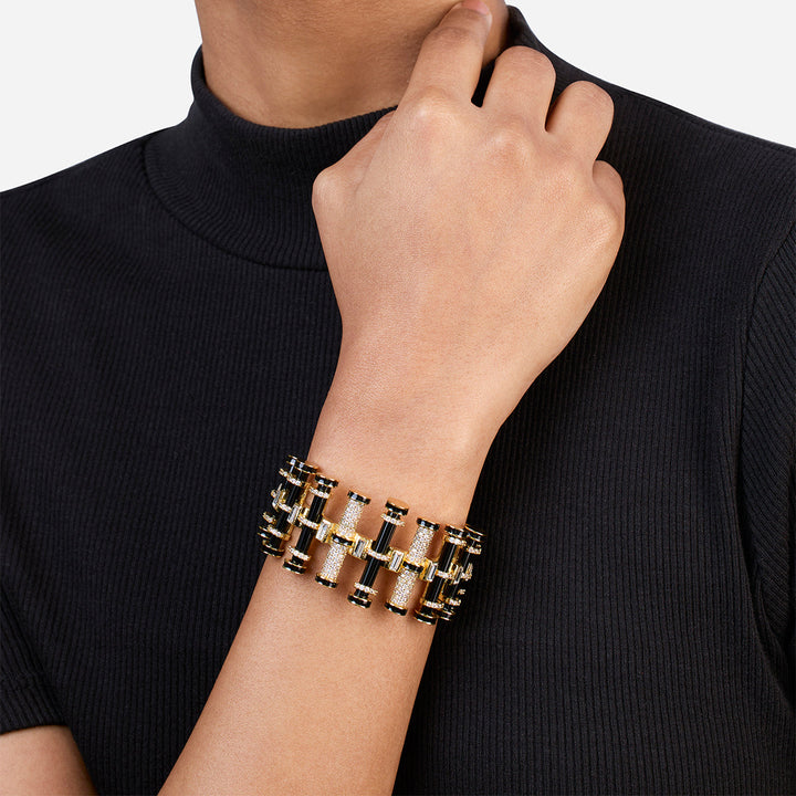 Optic Crystal Enamel Cuff