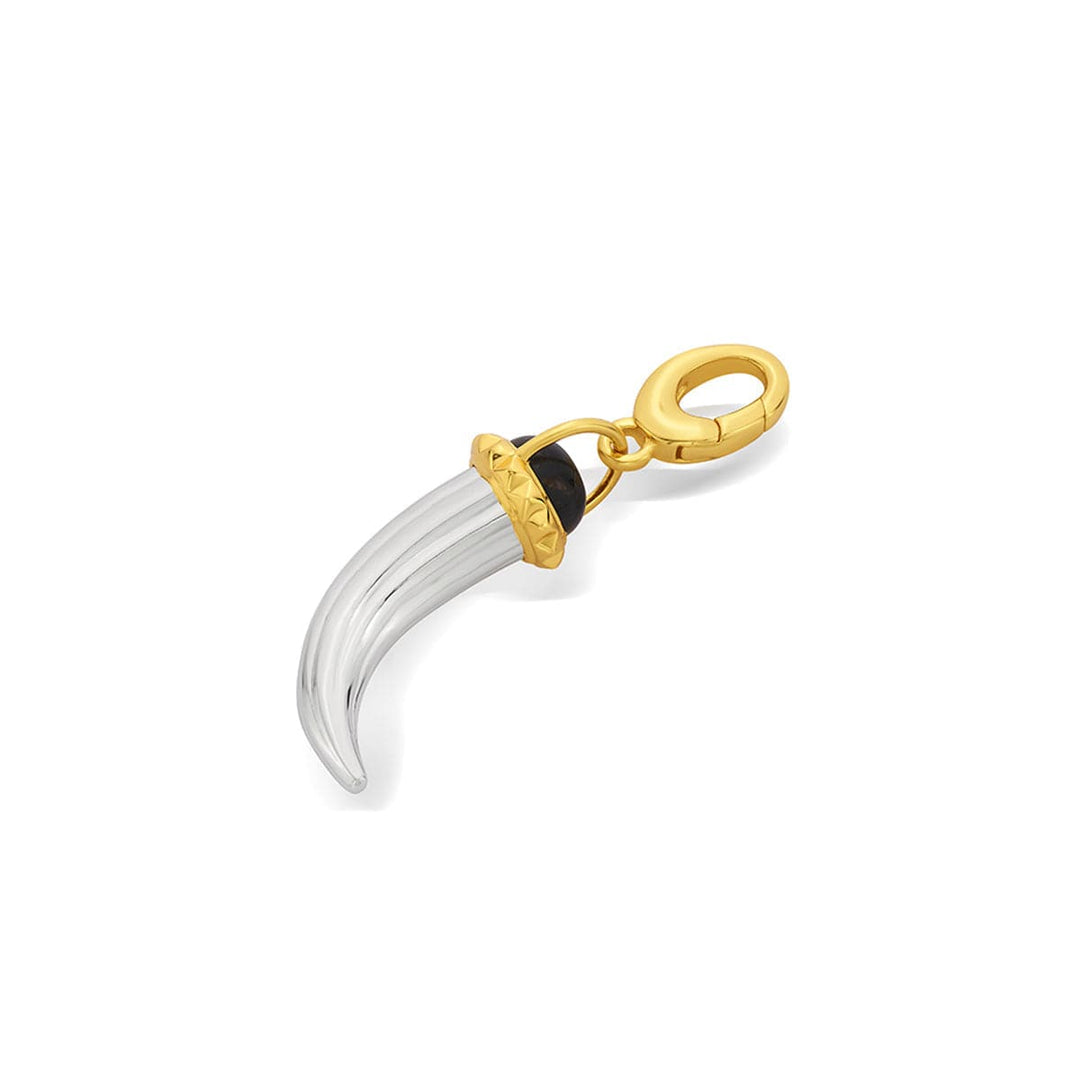 Tiger Eye Tusk Charm - Isharya | Modern Indian Jewelry