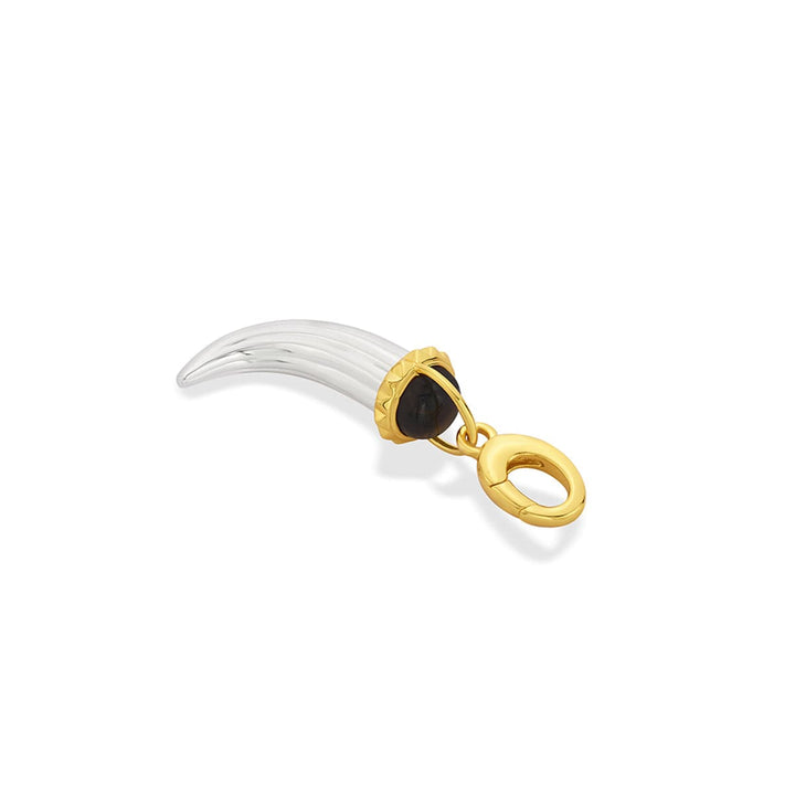 Tiger Eye Tusk Charm - Isharya | Modern Indian Jewelry