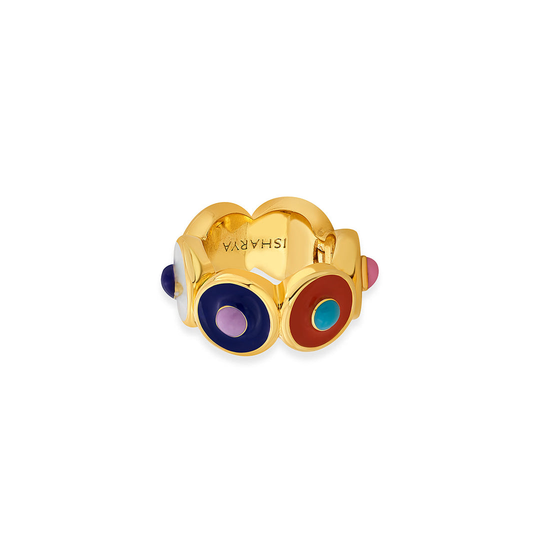 Rainbow Wheel Charm - Isharya | Modern Indian Jewelry