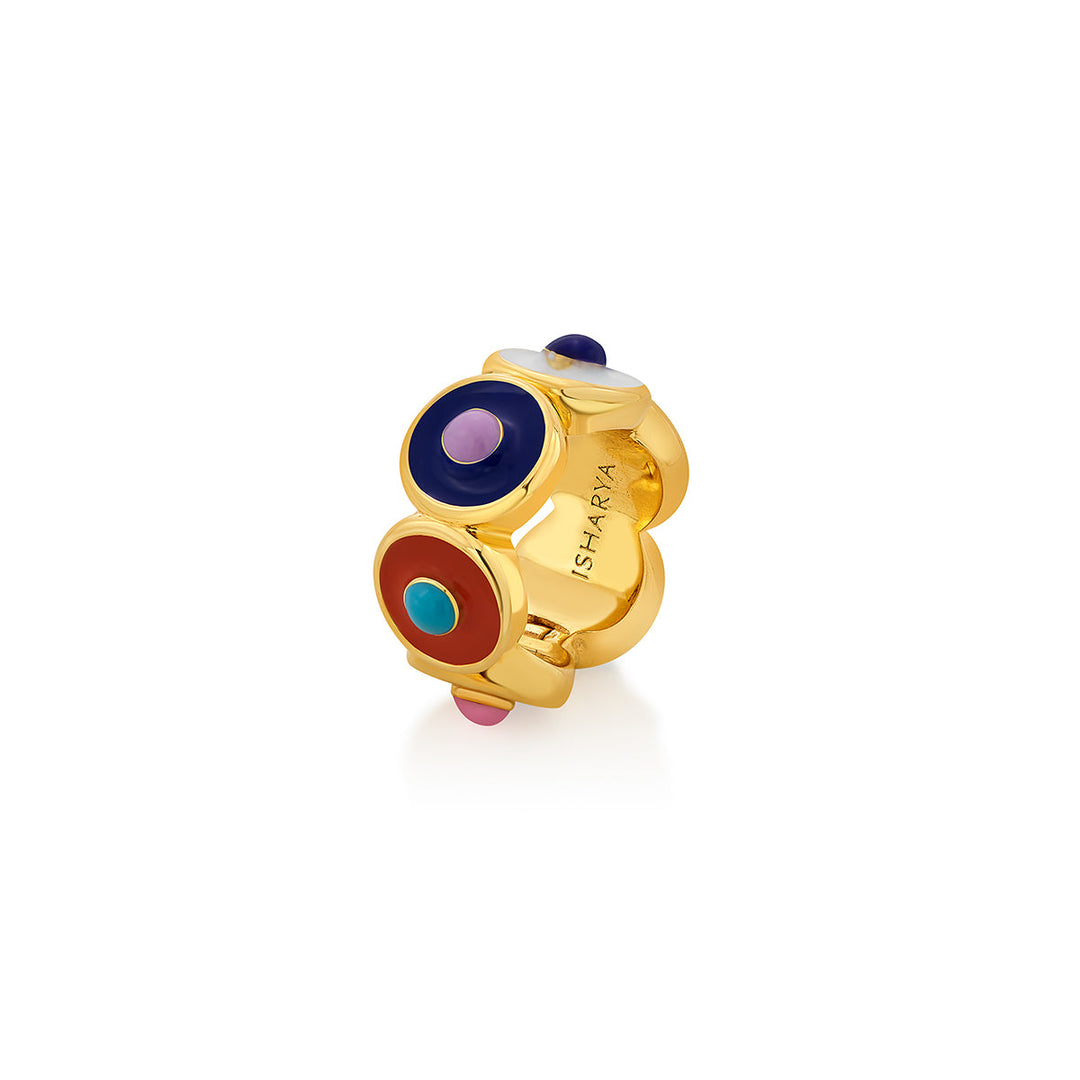 Rainbow Wheel Charm - Isharya | Modern Indian Jewelry
