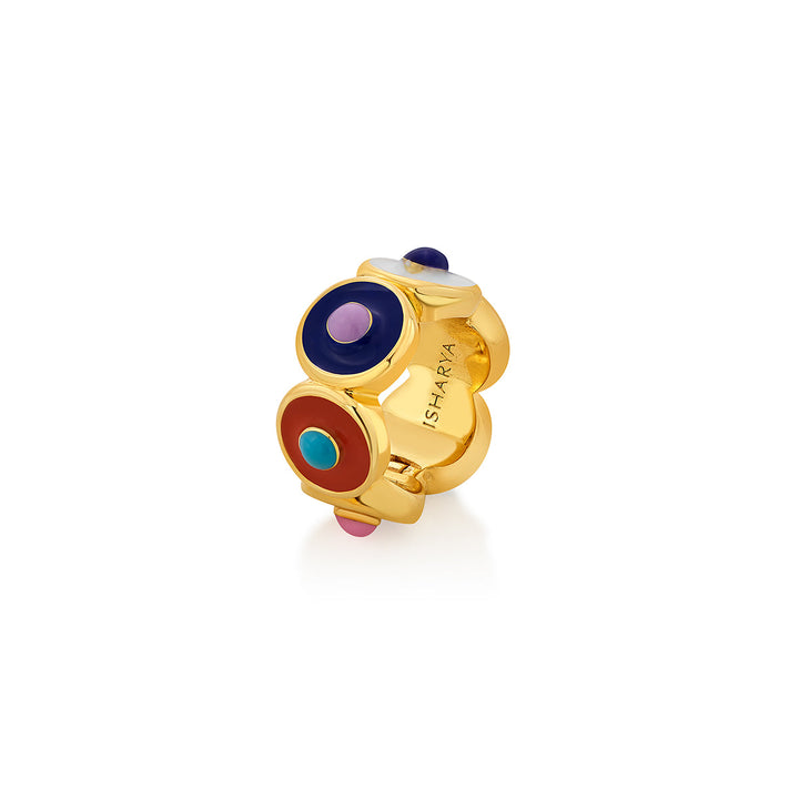 Rainbow Wheel Charm - Isharya | Modern Indian Jewelry