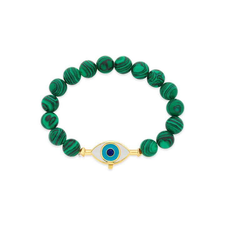 Malachite Bead Bracelet
