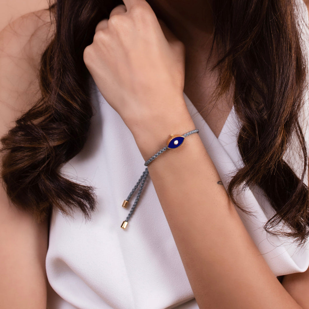 Evil Eye Azure Charm - Isharya | Modern Indian Jewelry