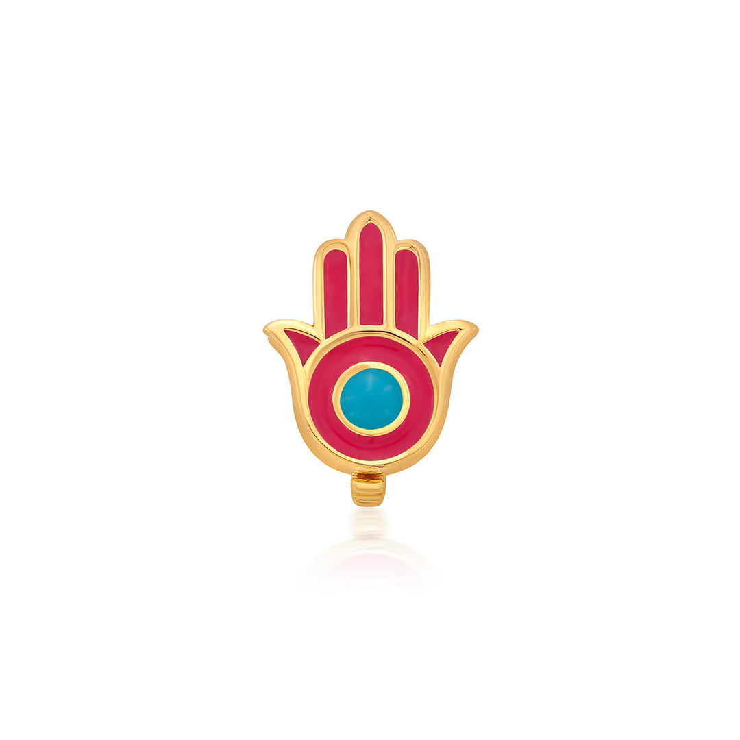 Hamsa Rose Charm - Isharya | Modern Indian Jewelry