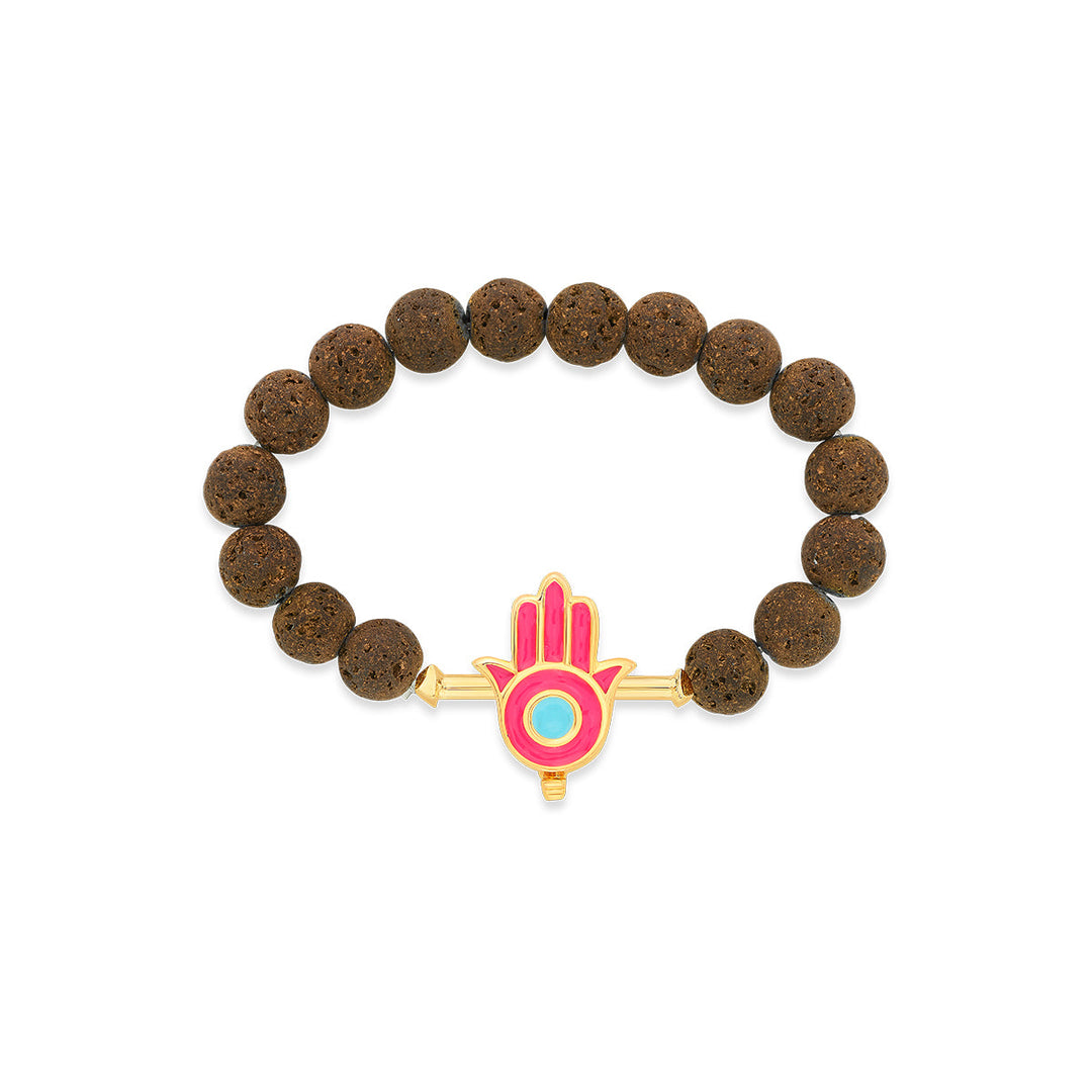 Hamsa Rose Charm - Isharya | Modern Indian Jewelry