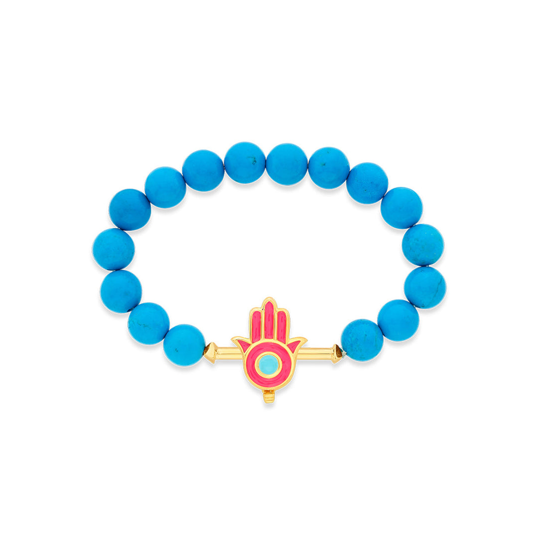 Turquoise Bead Bracelet