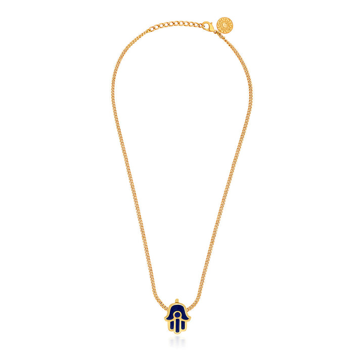 Hamsa Midnight Charm - Isharya | Modern Indian Jewelry
