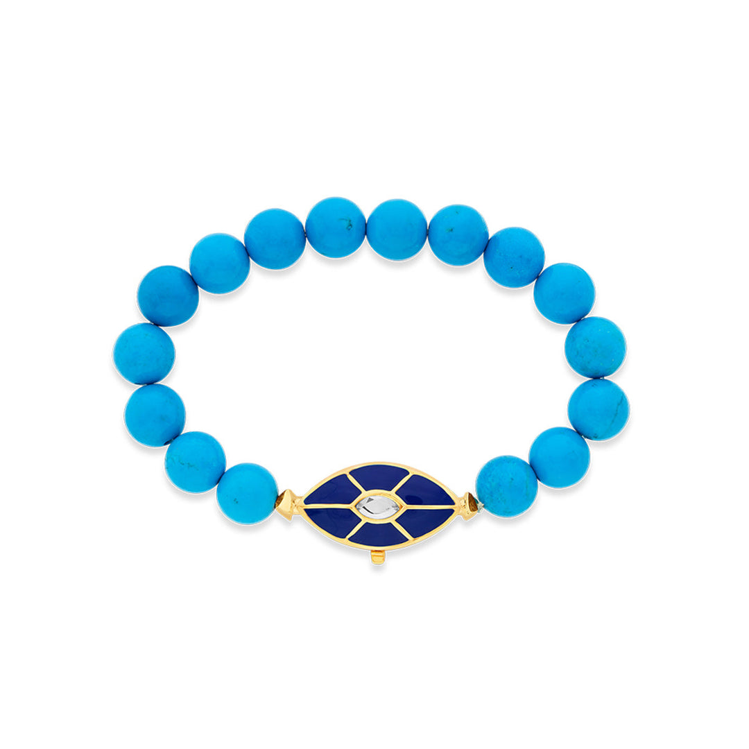 Turquoise Bead Bracelet