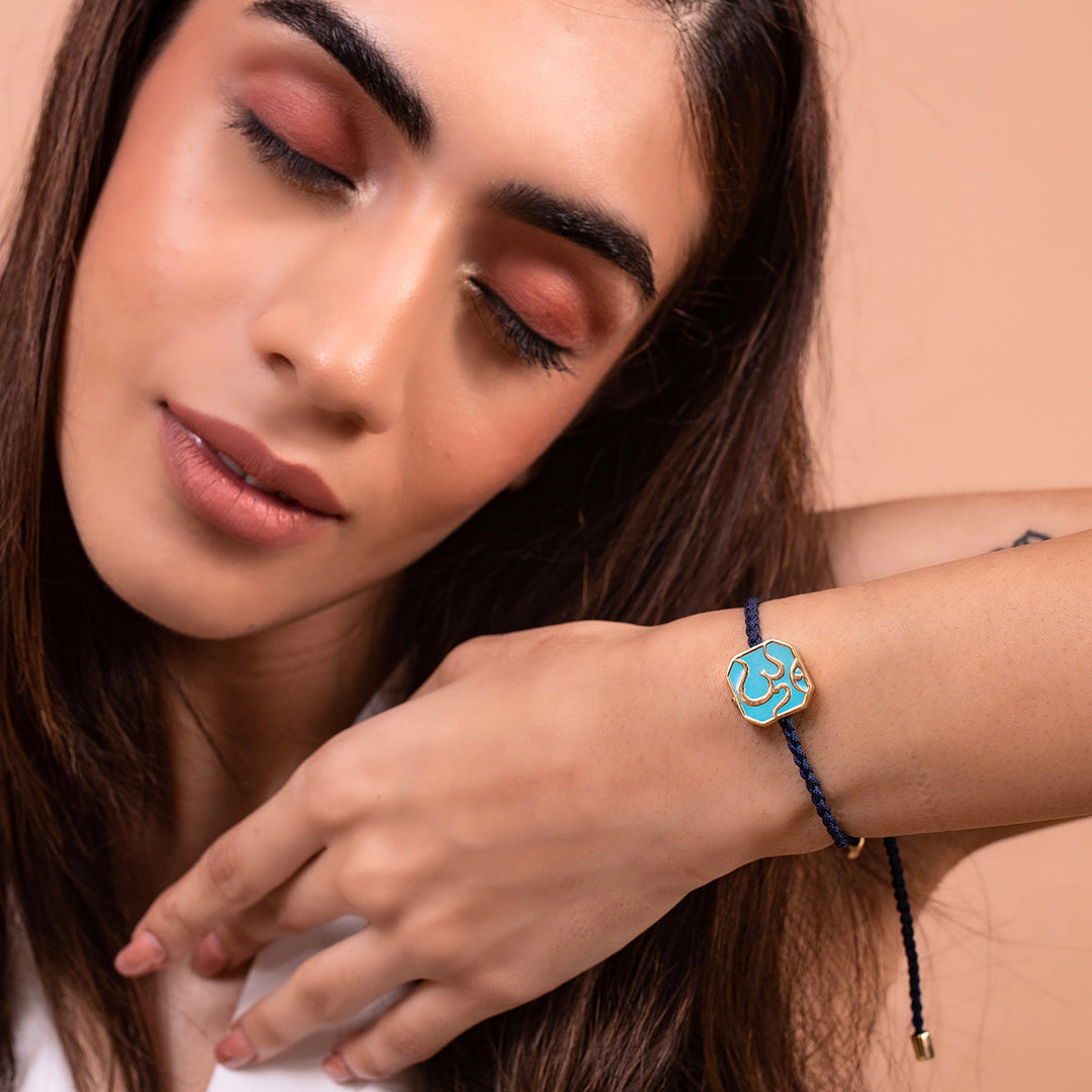 Om Aqua Charm - Isharya | Modern Indian Jewelry