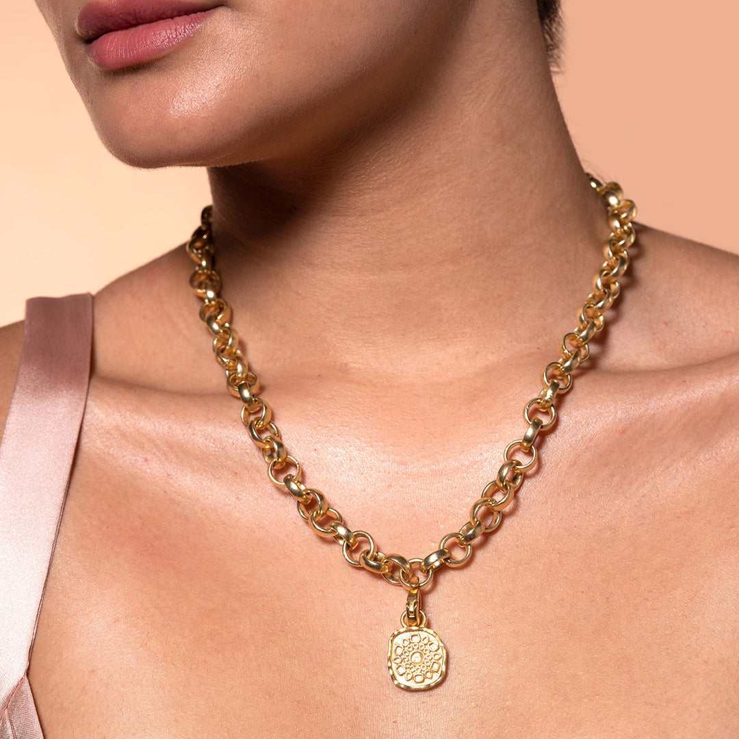 Elements Short Link Necklace