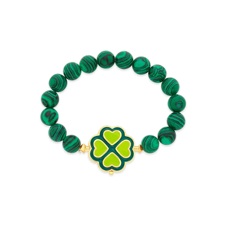Malachite Bead Bracelet