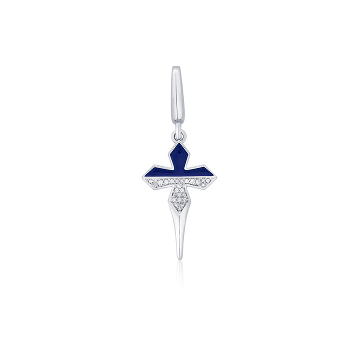 Cross Chrome Charm