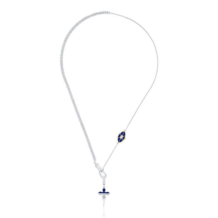 Cross Chrome Charm