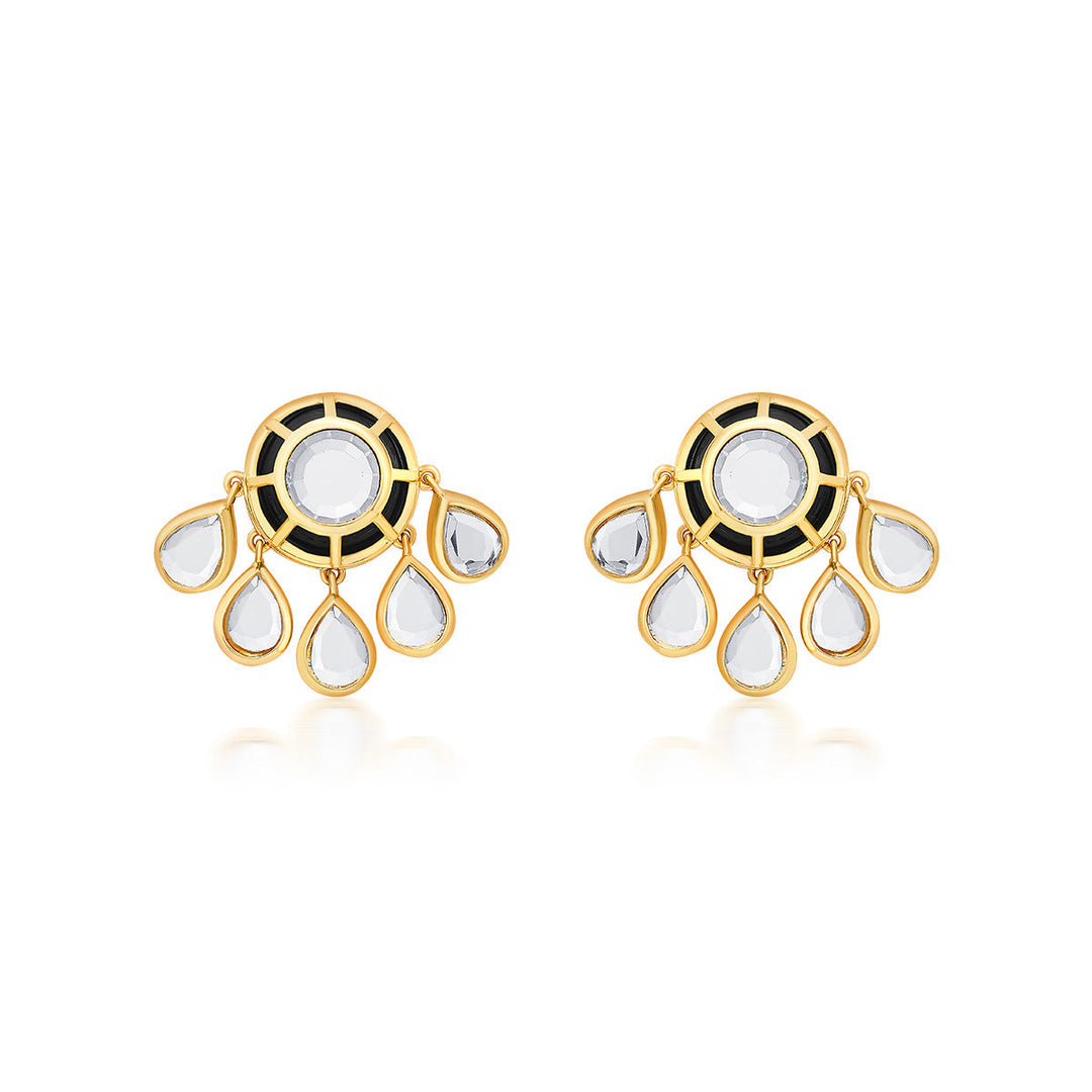 Ayaana Raven Studs - Isharya | Modern Indian Jewelry