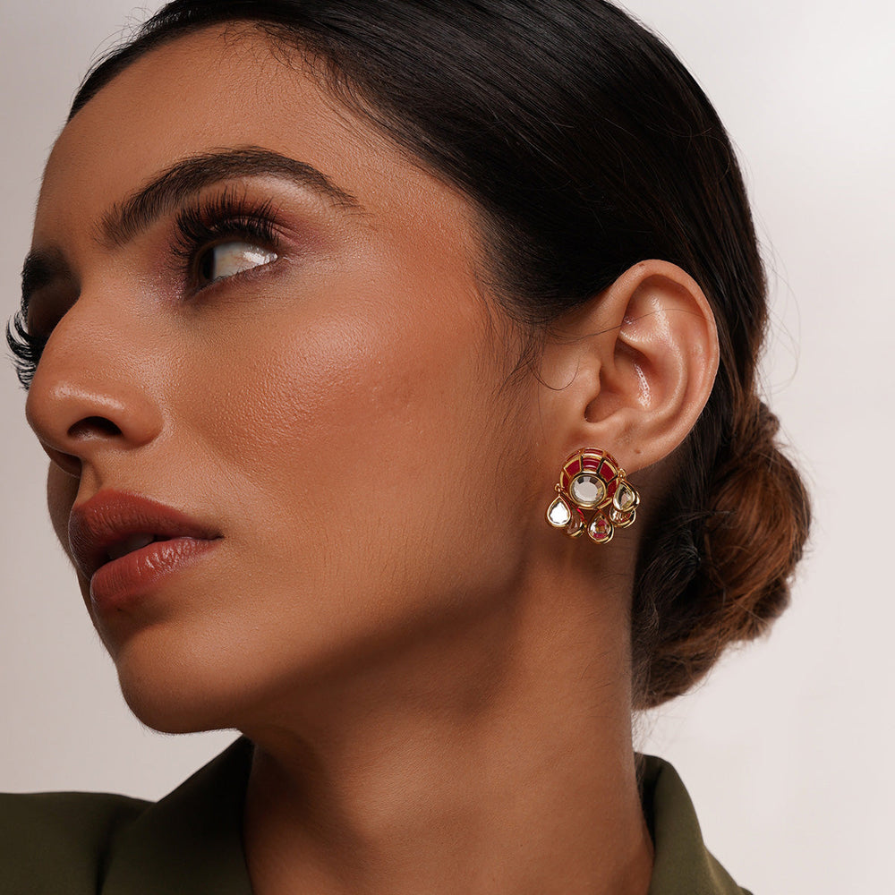 Ayaana Rani Studs - Isharya | Modern Indian Jewelry