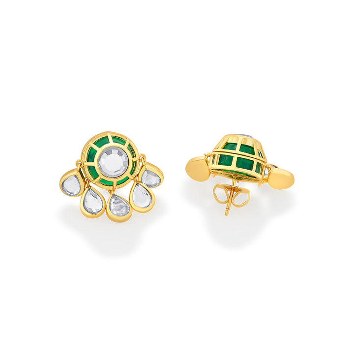 Ayaana Evergreen Studs - Isharya | Modern Indian Jewelry