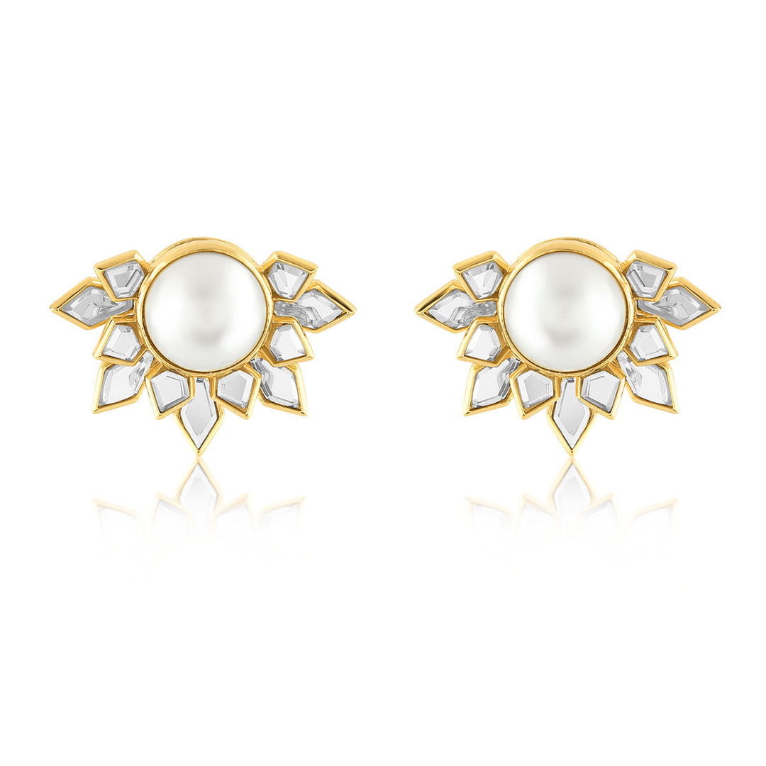 Flor Mirror Earrings