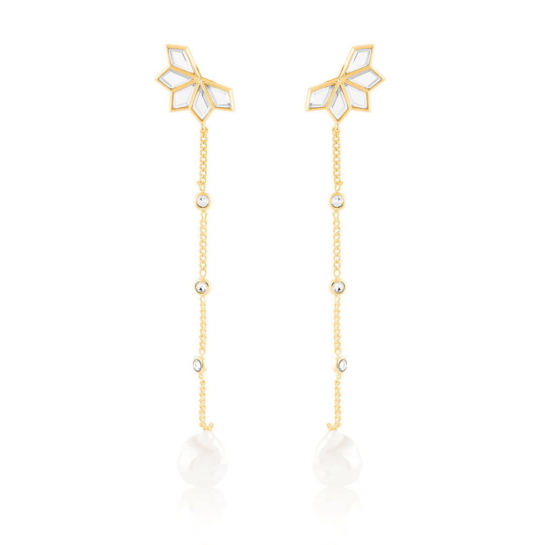Flor Pearl Drop Earrings