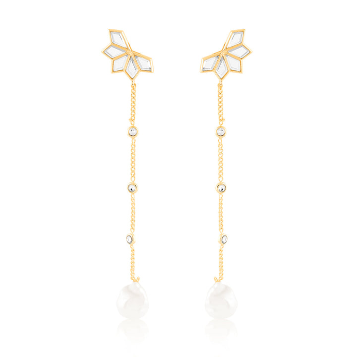 Flor Pearl Drop Earrings