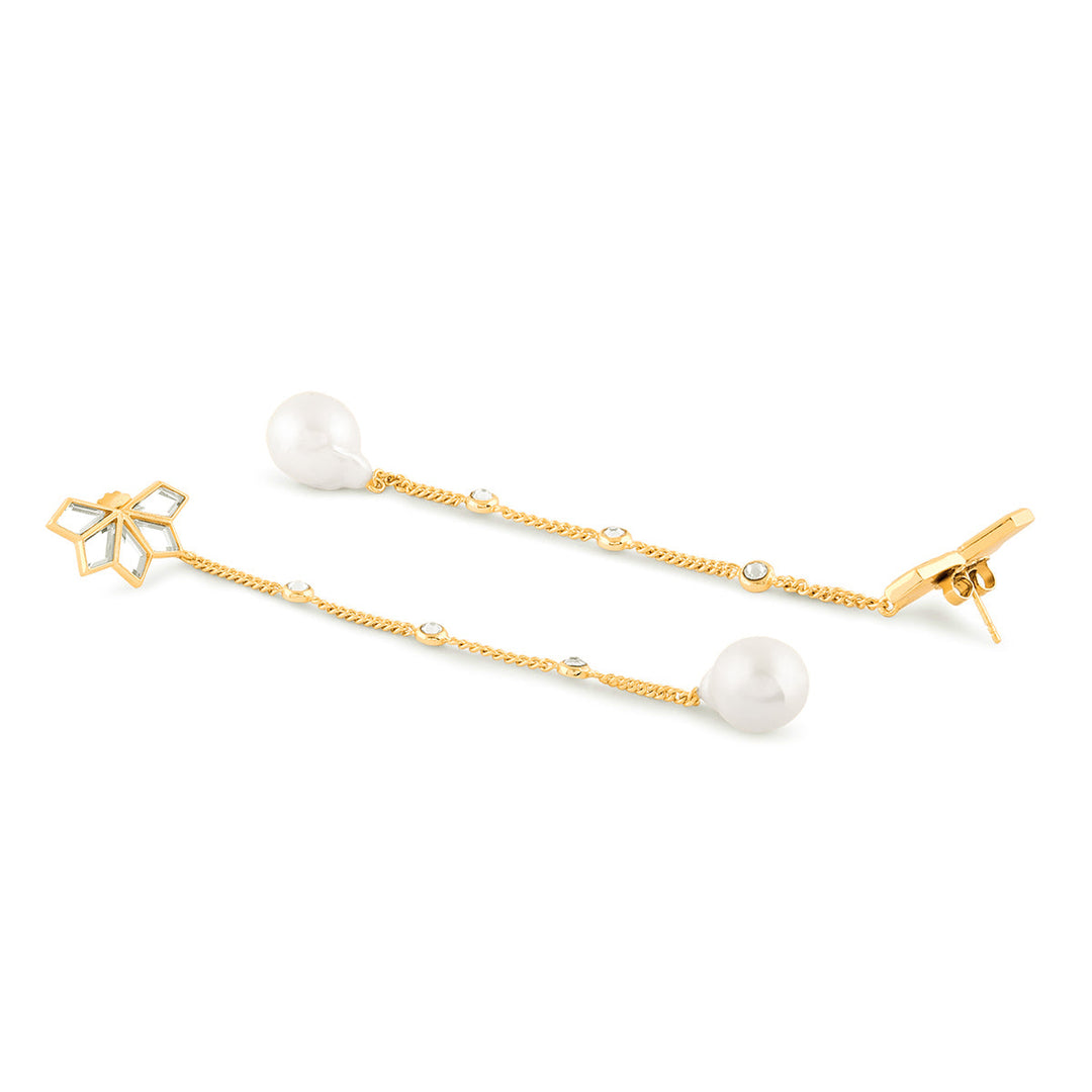 Flor Pearl Drop Earrings