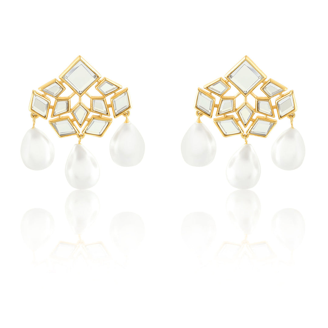 Flor Pearl Trio Earrings