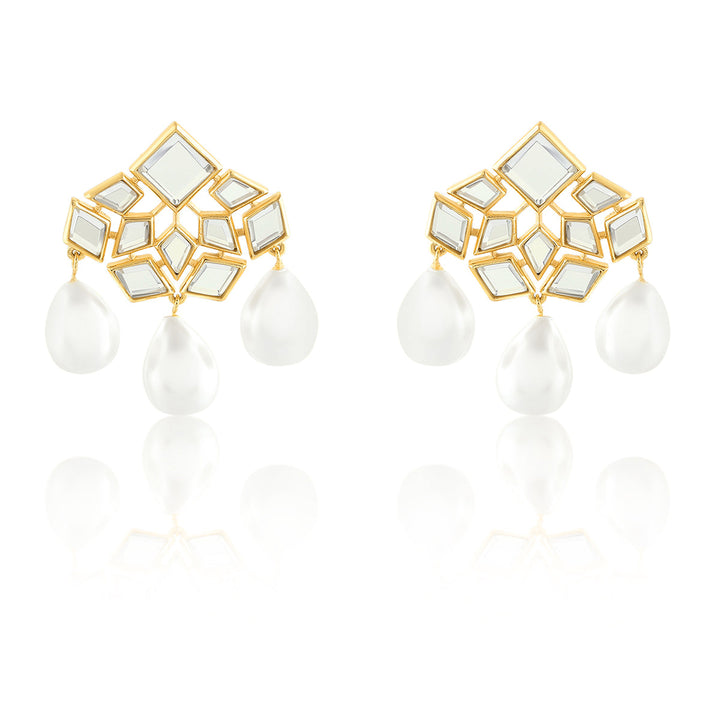 Flor Pearl Trio Earrings