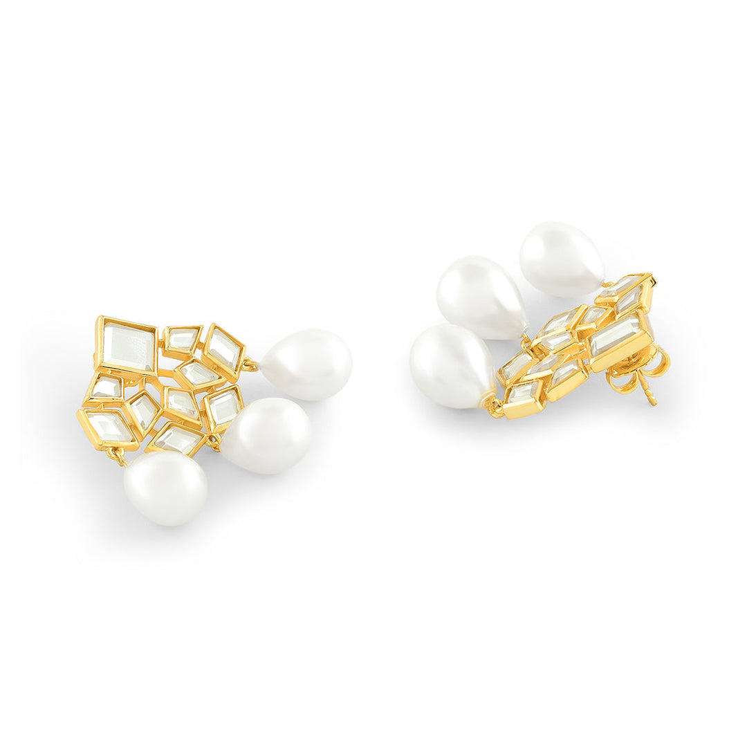 Flor Pearl Trio Earrings