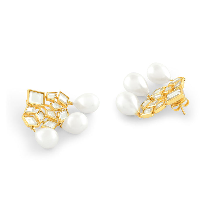 Flor Pearl Trio Earrings