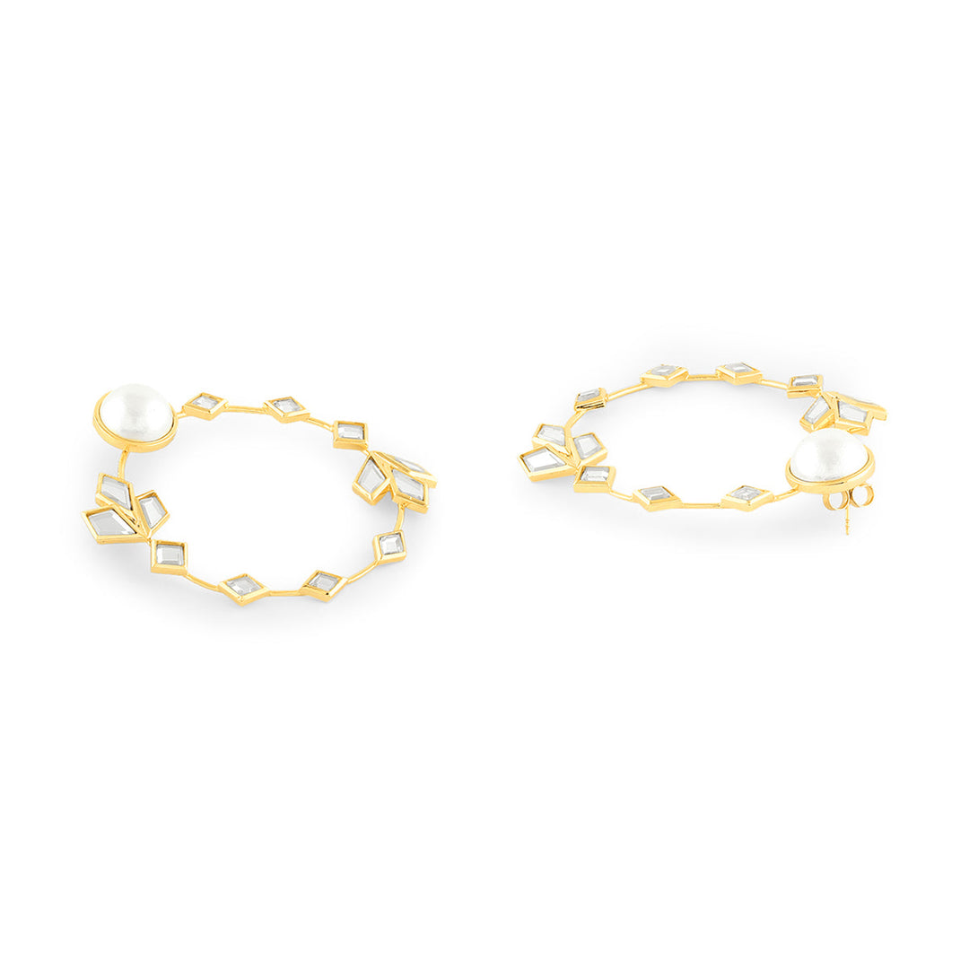Flor Hoop Earrings