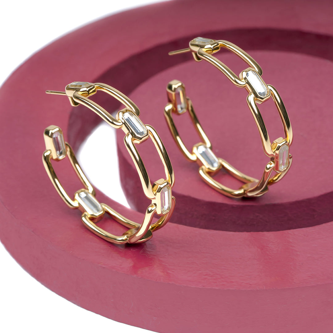Connect Hoop Earrings