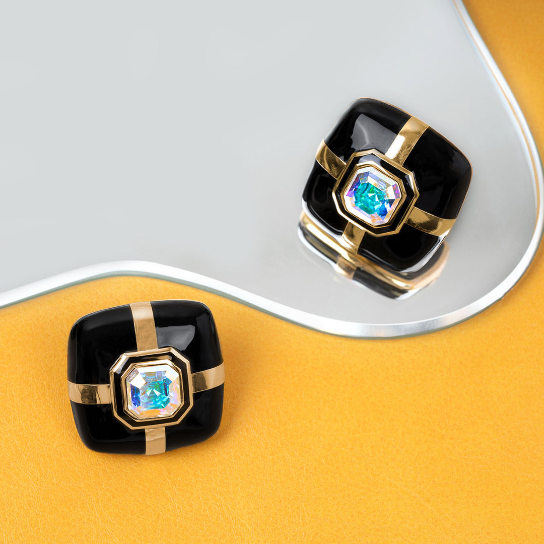 Shani Mirror Studs