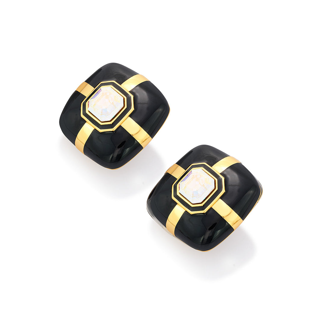 Shani Mirror Studs - Isharya | Modern Indian Jewelry