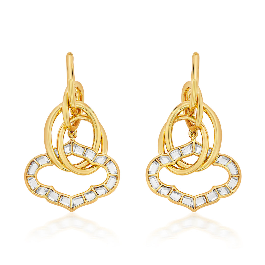 Amara Interlocked Mughal Earrings
