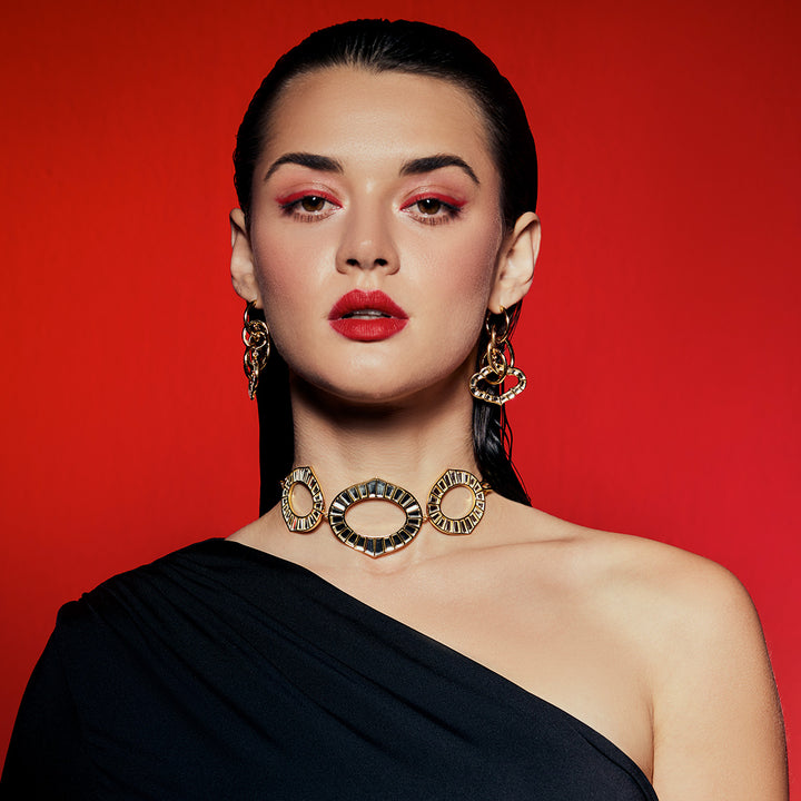 Amara Two-Way Mirror Choker & Belt