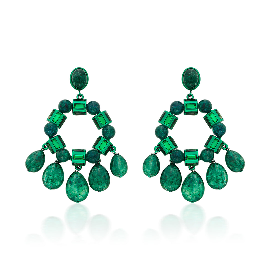 Sultana Chandelier Earrings