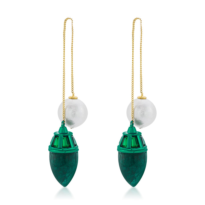 Zeenat Pearl Drop Earrings